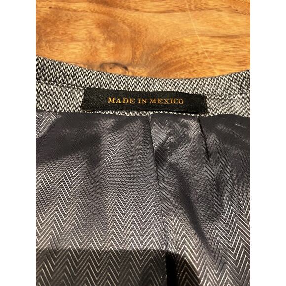 Jos. A. Bank 44L Mens Sports Coat Blazer Gray‎ Charcoal Wool Cashmere Italy - Picture 4 of 16
